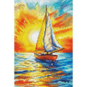 Collection d'Art, kit diamant Sail at sunset (CADE7186)