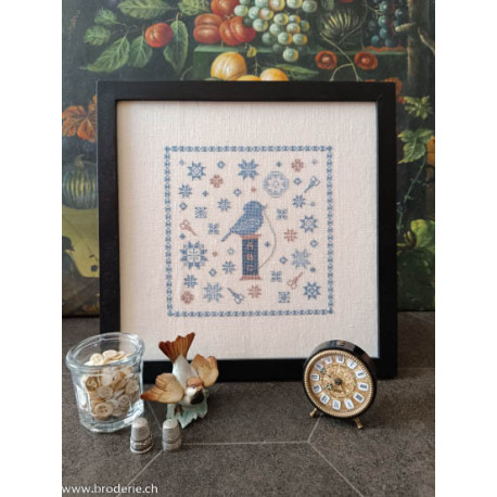 Couleur d'étoile, grille Blue bird (CE0247)