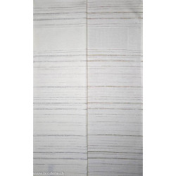 Graziano, Linge de cuisine blanc lamé or Shantung Natale (CU6481)