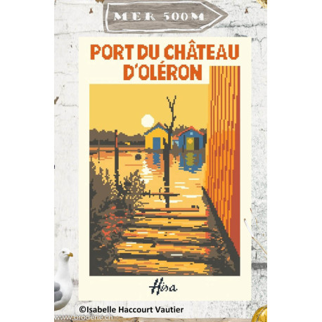 Isabelle Vautier, grille Coucher de Soleil (AF05)