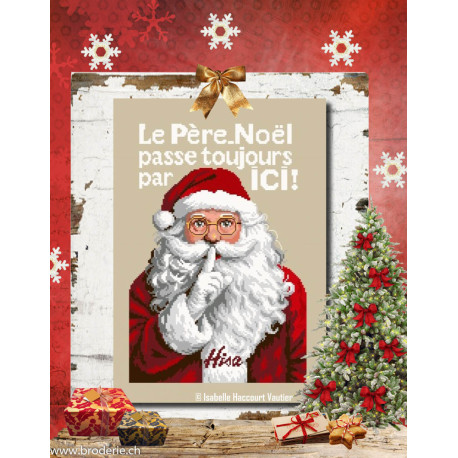 Isabelle Vautier, grille Par ICI Père-Noël (AF11)