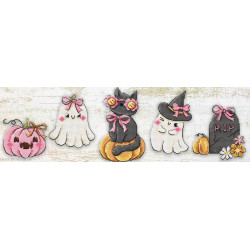 LetiStitch, kit suspenses Boo Crew Ornaments (SLETIL9944)