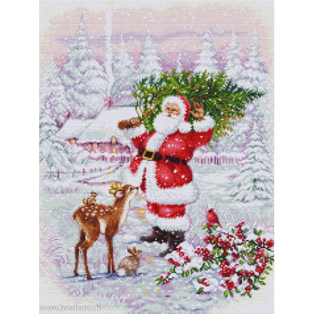 Luca-S, kit Santa With Tree (LUCASBU5098)