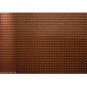 Milpoint, coupon vinyle laqué métallisé Noisette 2.5 points/cm (VINNoisette)