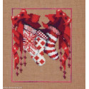 Mirabilia Nora Corbett, grille Stocking Trio Christmas Christmas (NC366)