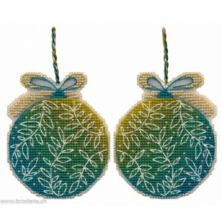 Oven, kit Christmas tree decoration. Green ball (OV1694)