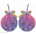 Oven, kit Christmas tree decoration. Lilac ball (OV1696)