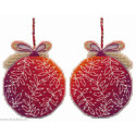 Oven, kit Christmas tree decoration. Red balll (OV1695)