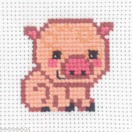 Permin, mini-kit facile cochon (PE14-6191)