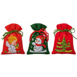 Vervaco, kit 3 sachets de Noël (PN0180555)