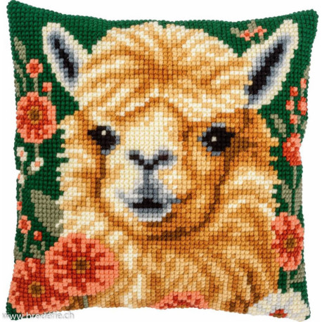 Vervaco, kit coussin au point de croix Alpaga (PN0227794)