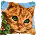 Vervaco, kit coussin au point noué Chat dans l'arbre (PN0233567)