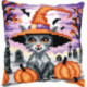 Vervaco, kit coussin chaton d'Halloween (PN0207492)