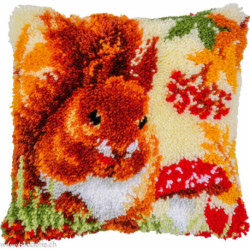 Vervaco, kit coussin Hérisson et rouge-gorge (PN0206643)