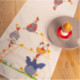Vervaco, kit imprimé chemin de table Poules folles (PN0215597)