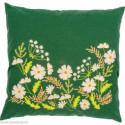 Vervaco, kit imprimé coussin Fleurs blanches (PN0222590)