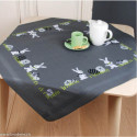 Vervaco, kit imprimé nappe Lapins et oeufs de Pâques (PN0170167)