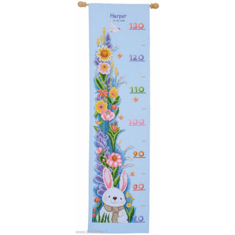 Vervaco, kit naissance Lapin dans le jardin (PN0227783)