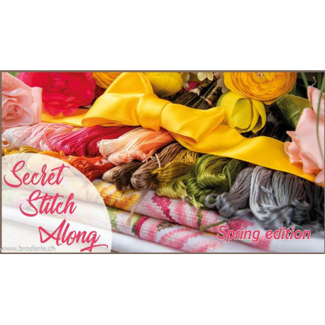 Vervaco, Kit Secret Stitch Printemps 2026 Marjolein Bastin Etamine (PN0229847)