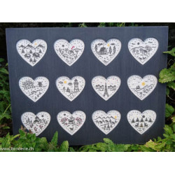 Couleur d'étoile, grille Donne moi ton cœur (CE0229)