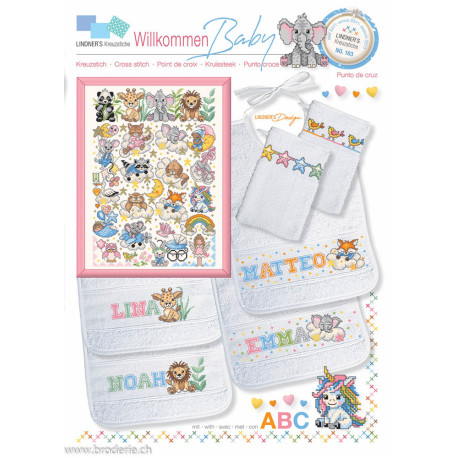 Lindner, grille Willkommen Baby (LIN0525-163)