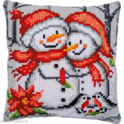 Vervaco, kit coussin Bonhommes de neige (PN0199262)