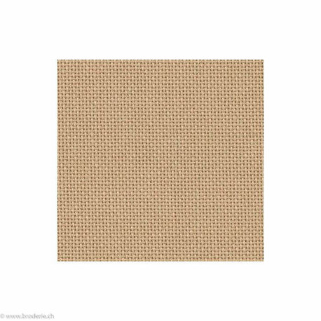 Zweigart, Etamine Lugana 10 fils/cm beige (3835-309)