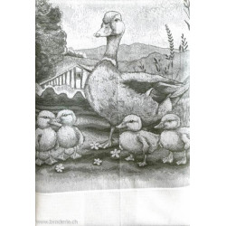 Graziano, Linge de cuisine Rovigo Canard vert (CU6601)