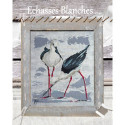 Isabelle Vautier, grille Couple d'Echasses blanches (PORT07)