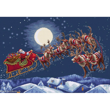 LetiStitch, kit Christmas Eve Flight (SLETIL9959)