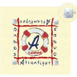 LiliPoints, Grille Atlantique - A comme Atlantique (A001)