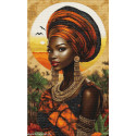 Luca-S, kit canevas petits points Queen of the Sunlit Continent (LUCASG720)