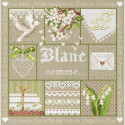 Madame la Fée, grille Blanc comme ... (FEE052)