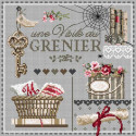 Madame la Fée, grille mini Grenier (FMINI093)
