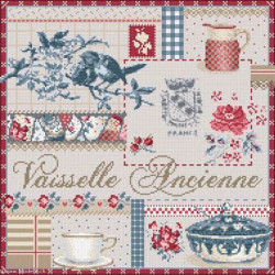 Madame la Fée, grille Vaisselle Ancienne (FEE089)